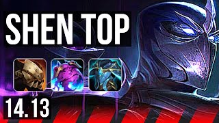 SHEN vs SETT TOP  1217 Rank 7 Shen 6 solo kills Legendary  EUNE Challenger  1413 [upl. by Eciened]