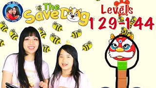 Save the Dog walkthrough Level 129 to 144 Funny game with a lot of brain power [upl. by Xer]