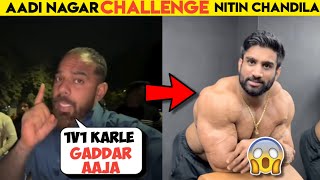 NEW LAFDA 😱Rajveer shishodia friend Aadi nagar challenge nitin chandila for 1v1 fight [upl. by Eisserc218]