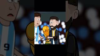 Messi World Cup Win 2022🥶🐐shorts football messi fyp viralshort worldcup [upl. by Aiseneg]