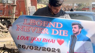 Miss you bhai Nishu 😭💔 Poster लगवा दीया Bhai का 🔥 [upl. by Glenda]