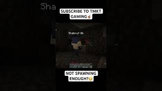 NOT SPAWNING ENOUGH😳 fy minecraft tiktok fypシ゚ fyp minecraftshorts viral subscribe short [upl. by Aidiruy]