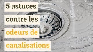 5 méthodes pour éliminer les mauvaises odeurs de canalisations [upl. by Alit]