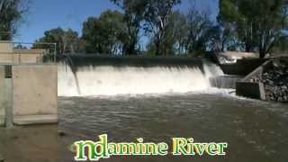 Loudon Weir  Condamine River [upl. by Airetnuhs]