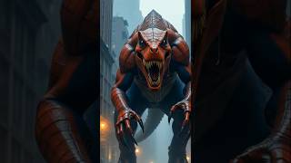 Evulation of spider 🕸️ man vs T rex hybrid fusion ai chatgptart [upl. by Ellehcin]