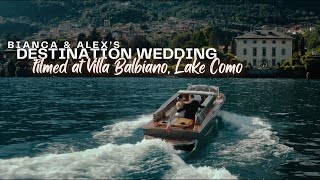 Gorgeous wedding at Villa Balbiano Lake Como Italy [upl. by Aisatna481]