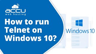 How to run Telnet on Windows 10 [upl. by Wylie]