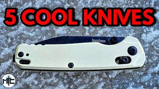 5 Cool Knives To Start 2024 [upl. by Atsiuqal]