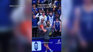 Central High School grad going viral for dunking at Cameron Indoor Stadium [upl. by Kuehnel]