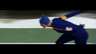 Ard Schenk Wins Speed Skating Triple Gold  Sapporo 1972 Winter Olympics [upl. by Alvie689]