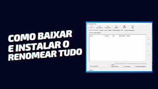 Como baixar e instalar o renomear tudo [upl. by Xuerd]