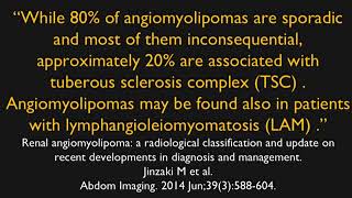 CT of Renal Angiomyolipoma Diagnosis and Management [upl. by Immat468]