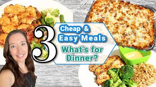 Easy Weeknight Dinners to Make at Home  Whats for Dinner  Affordable recipes [upl. by Tenaej]