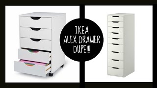 DUPE  Ikea Alex Drawers [upl. by Steele]