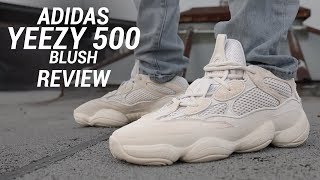 ADIDAS YEEZY 500 BLUSH REVIEW [upl. by Prosper]