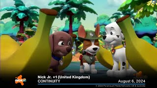 Nick Jr 1 UK continuity  August 6 2024 [upl. by Valerie]