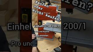 Die Einhell Bandsäge TCSB 2001 einhell einstellungen bandsaw bandsäge maschine säge SAW [upl. by Erimahs293]