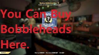 Fallout 76 You Can Buy Bobbleheads Here [upl. by Nonnaehr258]