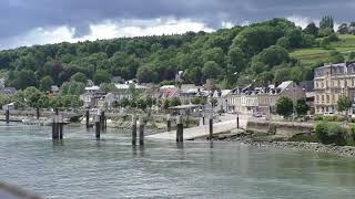 Cruising down the Seine from Rouen on Fred Olsen Braemar [upl. by Niuqaoj]