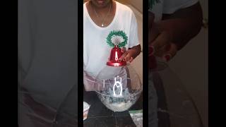 Dollar tree Christmas diysnow globe large ornament diyplease subscribe like and share [upl. by Swec]