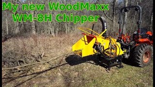 WoodMax WM8H Chipper [upl. by Luiza]