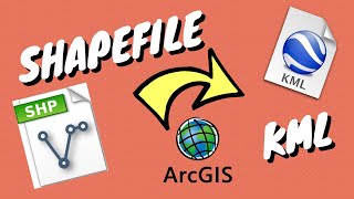 ArcMap  How To Convert Shapefile to KML [upl. by Melosa]