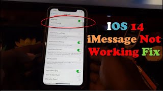 iMessage not Working on IOS 14 [upl. by Nahpos]