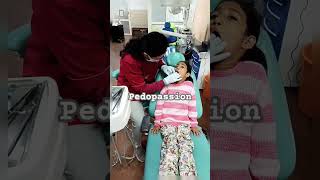 Pulpectomy savingtooth pediatricdental letmedownslowlyxtosenaina milkteethbulls [upl. by Bocock41]