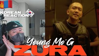 🇲🇳🇰🇷🔥Korean Hiphop Junkie react to Young MoG  ZURA MGLENG SUB [upl. by Mateya745]