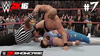 WWE 2K16 2KShowCase  Parte 7 Dude Love VS Stone Cold quotOVER THE EDGEquot [upl. by Lekkim]