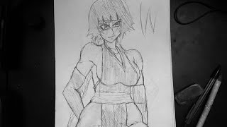 Bleach Drawing Soifon [upl. by Gerianna]