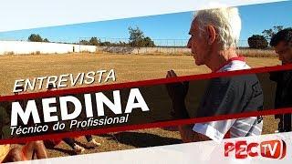 ENTREVISTA  MEDINA ASSUME CARGO DE TÉCNICO DO PEC E VAI DISPUTAR A 2ª DIVISÃO DO DF [upl. by Innej]