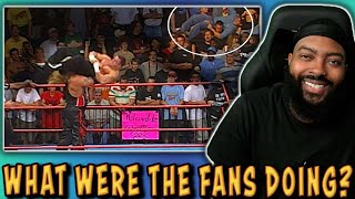 ROSS REACTS TO 20 FUNNY THINGS FANS DID AT WWE SHOWS [upl. by Valdis]