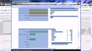 Tabular y Graficar datos de un Formulario en línea en Google Docs [upl. by Yenhpad]
