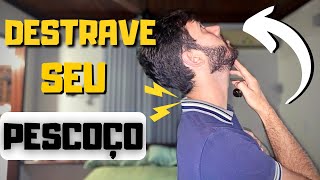 COMO DESTRAVAR O PESCOÇO  Dica de exercícios e ponto de acupuntura [upl. by Ellekcim]