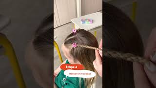 Tuto coiffure pour lécole l Tape à loeil [upl. by Nenerb]