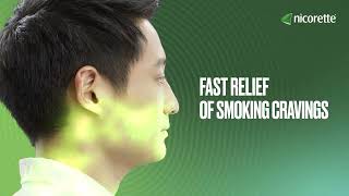 Nicorette QuickMist  A New Way to Quit Smoking 15s [upl. by Wildon405]