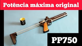 PP750 vs Bloco de Argila na potência máxima [upl. by Lovato]