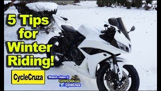 5 TIPS For WINTER Motorcycle Riding For REAL Riders  MotoVlog [upl. by Sikorski]