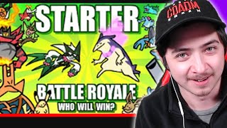 SOO GOOD 1st Time Reacting To TerminalMontage Starter Pokémon Battle royale [upl. by Allit]