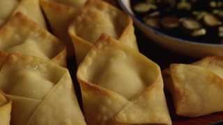 How to Make Crab Rangoon  Appetizer Recipes  Allrecipescom [upl. by Arihppas]