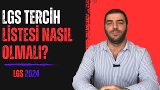 LGS Tercihlerinizi Nasıl Yapmalısınız  LGS 2024 [upl. by Adnohr]