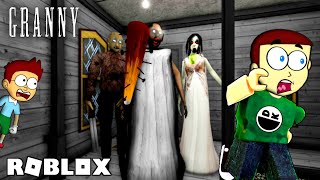 Granny ki New School in Roblox  Shiva and Kanzo Gameplay [upl. by Barnet]