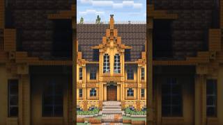 A simple Oak Mansion in Minecraft minecraft minecrafttutorial minecrafttimelapse reimiho [upl. by Rudiger]