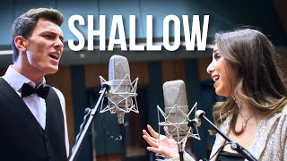 Shallow  Lady Gaga Bradley Cooper Dual Harmony Duet Cover [upl. by Krever]