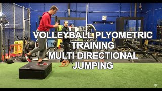 Volleyball Plyometric Training  Video 3 Multi Directional Jumping [upl. by Odraude201]