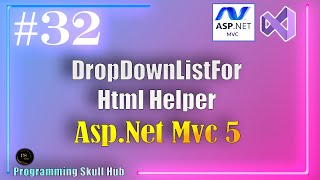 HtmlHelper DropDownListFor In ASPNET MVC  HtmlDropDownListFor [upl. by Arundel]