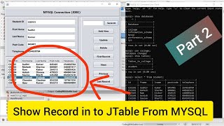 JAVA Tutorial 2  How to Get Data from Database to JTable in Java  Display MySQL Data into JTable [upl. by Atiuqahs]