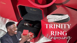 Cartier Trinity Ring Unboxing  Wil Mikahson [upl. by Sternberg]