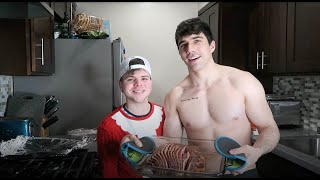 Cooking Christmas Dinner with JC Mounduix [upl. by Goulden]